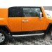 Пороги алюминиевые "Newstar Grey" для Toyota FJ Cruiser